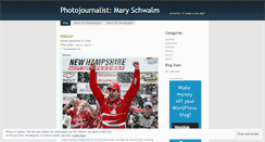 Desktop Screenshot of maryschwalm.wordpress.com