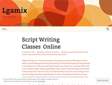 Tablet Screenshot of lgamix.wordpress.com