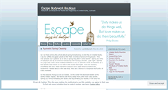 Desktop Screenshot of escapebodywork.wordpress.com