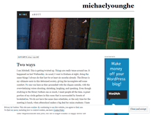Tablet Screenshot of michaelyounghe.wordpress.com