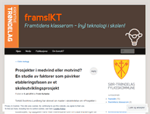 Tablet Screenshot of framsikt.wordpress.com