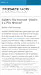 Mobile Screenshot of insuranceinfoandfacts.wordpress.com