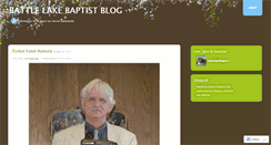 Desktop Screenshot of battlelakebaptist.wordpress.com