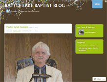 Tablet Screenshot of battlelakebaptist.wordpress.com