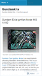 Mobile Screenshot of gundamkits.wordpress.com