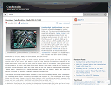 Tablet Screenshot of gundamkits.wordpress.com