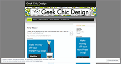 Desktop Screenshot of geekchicdesign.wordpress.com