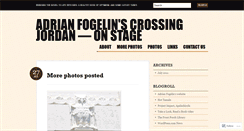 Desktop Screenshot of crossingjordanonstage.wordpress.com