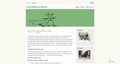 Desktop Screenshot of catwomanisdead.wordpress.com