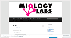 Desktop Screenshot of miologylabs.wordpress.com