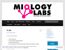 Tablet Screenshot of miologylabs.wordpress.com