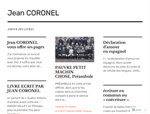 Tablet Screenshot of jeancoronel.wordpress.com