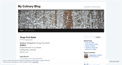 Desktop Screenshot of culinaryrecipes.wordpress.com