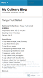 Mobile Screenshot of culinaryrecipes.wordpress.com