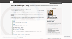 Desktop Screenshot of mikemacd.wordpress.com