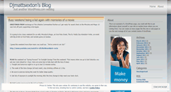 Desktop Screenshot of djmattsexton.wordpress.com