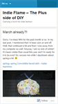 Mobile Screenshot of indieflame.wordpress.com