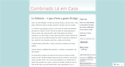 Desktop Screenshot of combinadolaemcasa.wordpress.com