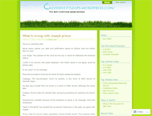 Tablet Screenshot of calvinist5tulips.wordpress.com