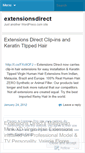 Mobile Screenshot of extensionsdirect.wordpress.com