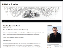 Tablet Screenshot of biblicaltreatise.wordpress.com