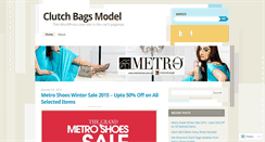 Desktop Screenshot of clutchbagsmodel.wordpress.com