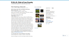 Desktop Screenshot of clubpolo.wordpress.com