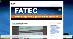 Desktop Screenshot of fatecpompeia.wordpress.com