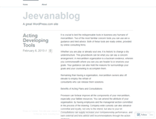 Tablet Screenshot of jeevanablog.wordpress.com