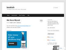 Tablet Screenshot of bookishbloguk.wordpress.com