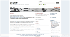 Desktop Screenshot of blogtidy.wordpress.com