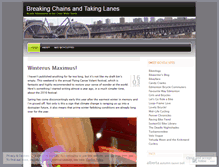 Tablet Screenshot of breakingchainstakinglanes.wordpress.com