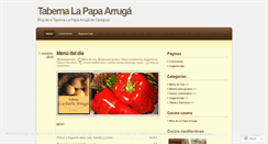 Desktop Screenshot of lapapaarruga.wordpress.com