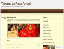 Tablet Screenshot of lapapaarruga.wordpress.com