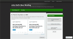 Desktop Screenshot of beerbriefing.wordpress.com