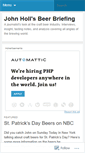 Mobile Screenshot of beerbriefing.wordpress.com