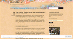 Desktop Screenshot of nimsniche.wordpress.com