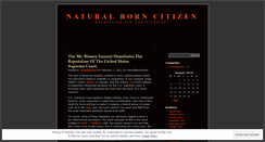 Desktop Screenshot of naturalborncitizen.wordpress.com