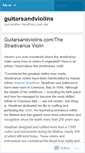 Mobile Screenshot of guitarsandviolins.wordpress.com