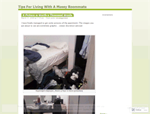 Tablet Screenshot of mymessyroommate.wordpress.com