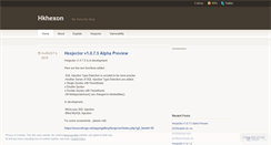 Desktop Screenshot of hkhexon.wordpress.com