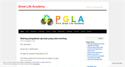 Desktop Screenshot of greatlifeacademy.wordpress.com