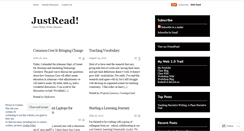 Desktop Screenshot of justread.wordpress.com