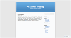 Desktop Screenshot of anjarim.wordpress.com