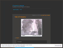 Tablet Screenshot of ifoundaninternet.wordpress.com