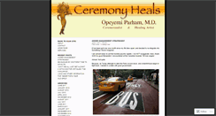 Desktop Screenshot of ceremonyheals.wordpress.com