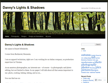 Tablet Screenshot of danlightsshadows.wordpress.com