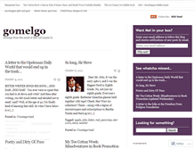 Tablet Screenshot of gomelgo.wordpress.com