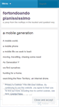 Mobile Screenshot of fortondoando.wordpress.com