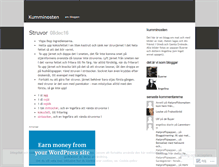 Tablet Screenshot of kumminosten.wordpress.com